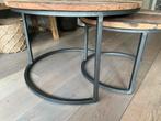 Salontafels, 50 tot 100 cm, Rond, Tot twee personen, Ophalen of Verzenden