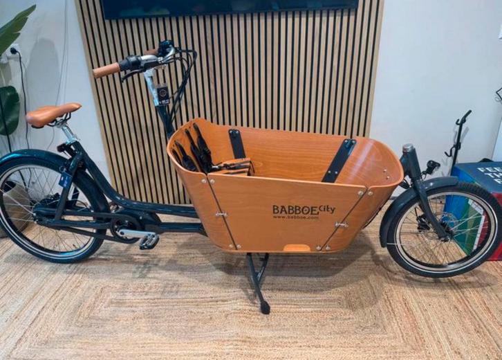 Babboe E-city bakfiets NIEUW!, Fietsen en Brommers, Fietsen | Bakfietsen, Zo goed als nieuw, 4 kinderen of meer, Elektrisch, Ophalen