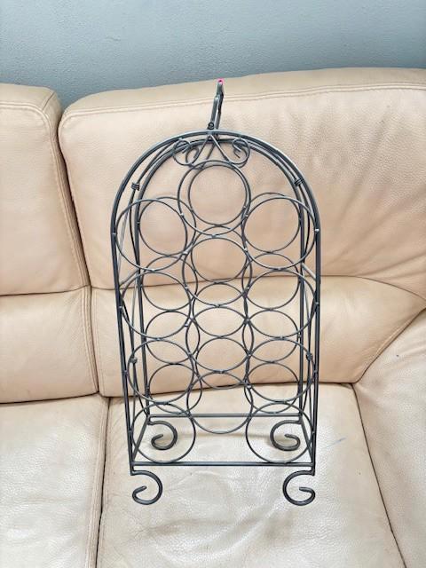 Wijnfleshouder, Huis en Inrichting, Woonaccessoires | Wijnrekken, Zo goed als nieuw, 75 cm of meer, Metaal, Minder dan 5 flessen