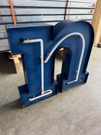 Vintage Box Licht letter / reclame, Ophalen, Zo goed als nieuw, Lichtbak of (neon) lamp