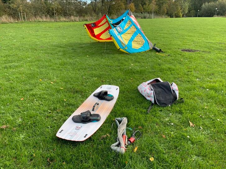 Complete kite set. Beginner friendly, fully checked, 7m kite, Watersport en Boten, Kitesurfen, Zo goed als nieuw, Geen board, Verzenden