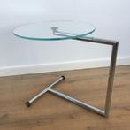 COR Arte Interlubke bijzettafel tafel glas design trolley, Minder dan 55 cm, Nvt, Rechthoekig, Nvt