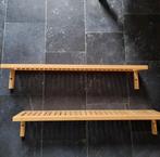 2x Ikea bamboe wandplank wand rek, Huis en Inrichting, Woonaccessoires | Wandplanken en Boekenplanken, Ophalen, Zo goed als nieuw