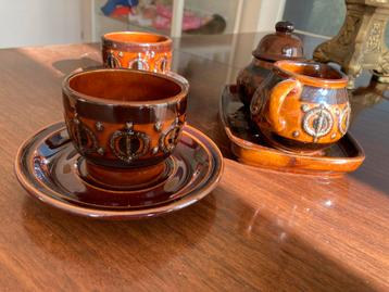 Jasba Koffieservies - Suikerpot, Melkkan, Kopjes & Mokken beschikbaar voor biedingen