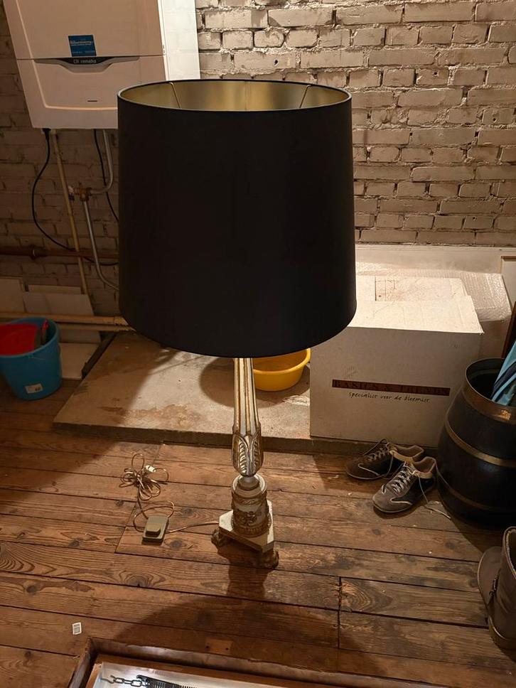 Elegante Elektrische Kandelaar Lamp, Huis en Inrichting, Lampen | Vloerlampen, Gebruikt, Minder dan 100 cm, Metaal, Ophalen of Verzenden