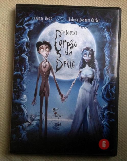 Corpse Bride Tim Burton, Cd's en Dvd's, Dvd's | Tekenfilms en Animatie, Amerikaans, Poppen of Stop-motion, Vanaf 6 jaar, Verzenden