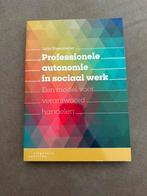 Jurja Steenmeijer - Professionele autonomie in sociaal werk, Sociale wetenschap, Nieuw, Ophalen of Verzenden, Jurja Steenmeijer