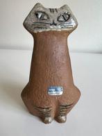 Vintage Lisa Larson Zittende Kat Lilla Zoo Gustavsberg 60’s, Antiek en Kunst, Ophalen of Verzenden