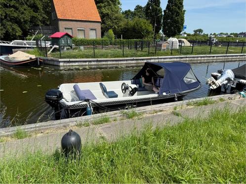 Set 2017 Beauty 500 NL Sloep met 10 pk Mercury, Watersport en Boten, Sloepen, Gebruikt, 10 tot 30 pk, 3 tot 6 meter, Buitenboordmotor