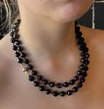 Gitten vintage fraaie ketting aan 14k gouden bol slot antiek