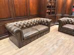 Chesterfield banken set 3+2 zits -, Ophalen, Gebruikt, Info@chesterfieldjinkie.nl, Rechte bank