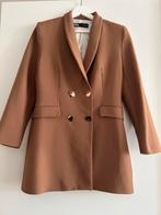 Zara Blazer Camel - Maat L, Kleding | Dames, Jasjes, Kostuums en Pakken, Bruin, Maat 42/44 (L), Ophalen of Verzenden, Zo goed als nieuw