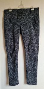 ZIZO !!! Zwart print broek model Rixos maat 46 ., Lang, Zizo, Ophalen of Verzenden, Zo goed als nieuw