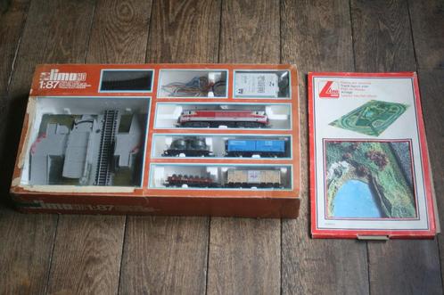 Lima HO 1001 SNCF (startset uit 1973) + gratis grondplan, Hobby en Vrije tijd, Modeltreinen | H0, Zo goed als nieuw, Treinset