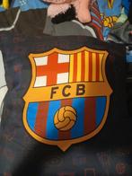 FC Barcelona Kussen - Spanje, Huis en Inrichting, Woonaccessoires | Kussens, Ophalen of Verzenden, Zo goed als nieuw, Blauw, Vierkant