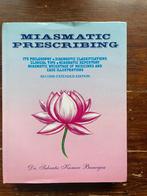 Subrata Kumar Banerjea Miasmatic Prescribing (Homeopathy), Boeken, Achtergrond en Informatie, Subrata Kumar Banerjea, Ophalen of Verzenden