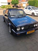 Volkswagen Golf MK1 cabrio/cabriolet 1.8 GLI (oldtimer), Voorwielaandrijving, Zwart, Cabriolet, Blauw