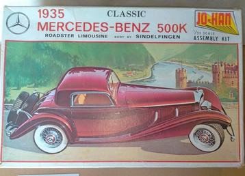 Mercedes-Benz 500K Bouwdoos - Jo-Han 1/25 beschikbaar voor biedingen