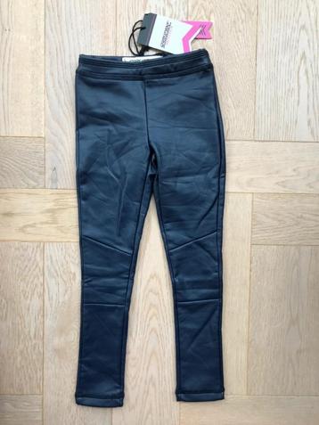 Stoere NIEUWE blauwe leatherlook legging 4president mt 116 beschikbaar voor biedingen