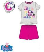 Peppa Pig Shortama Unicorn - Maat 104 - 110 - 116, Ophalen of Verzenden, Nieuw, Meisje, Nacht- of Onderkleding