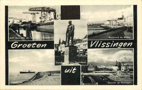 (301-396-035) Vlissingen Groeten uit, Verzamelen, Ansichtkaarten | Nederland, Zeeland, Verzenden