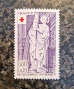 Frankrijk 1976 Rode Kruis Heilige Barbara gestempeld, Postzegels en Munten, Ophalen of Verzenden, Gestempeld
