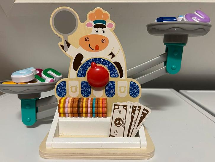 Leerzame Weegschaal met Koekjes & Cijfers, Kinderen en Baby's, Speelgoed | Educatief en Creatief, Gebruikt, Rekenen, Ophalen