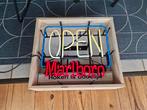 Marlboro neon lichtreclame lichtbak jaren '80, Ophalen, Lichtbak of (neon) lamp