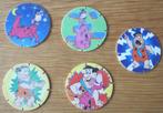 vijf verschillende Flippo's - Jam Caps - Flintstones, Verzamelen, Flippo's, Verzenden, Losse flippo's