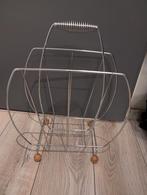Vintage Sputnik style Draadstaal Tijdschriftenrek / LP Rek, Huis en Inrichting, Woonaccessoires | Krantenbakken en Lectuurbakken