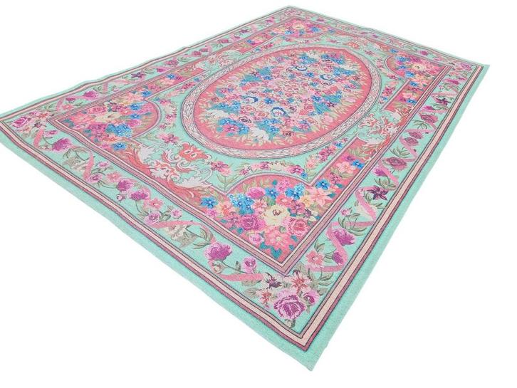 Prachtig vintage kleed van Rozenkelim 180 x 280 cm, Huis en Inrichting, Stoffering | Tapijten en Kleden, Gebruikt, 200 cm of meer