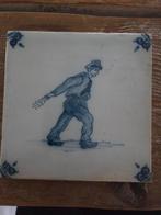 Oud tegeltje - De Zaaier uit Makkum, Antiek en Kunst, Ophalen of Verzenden