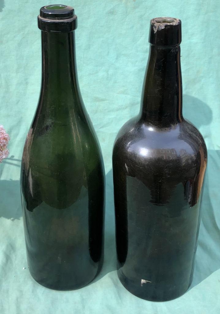2 antieke flessen, Antiek en Kunst, Antiek | Glas en Kristal, Ophalen of Verzenden