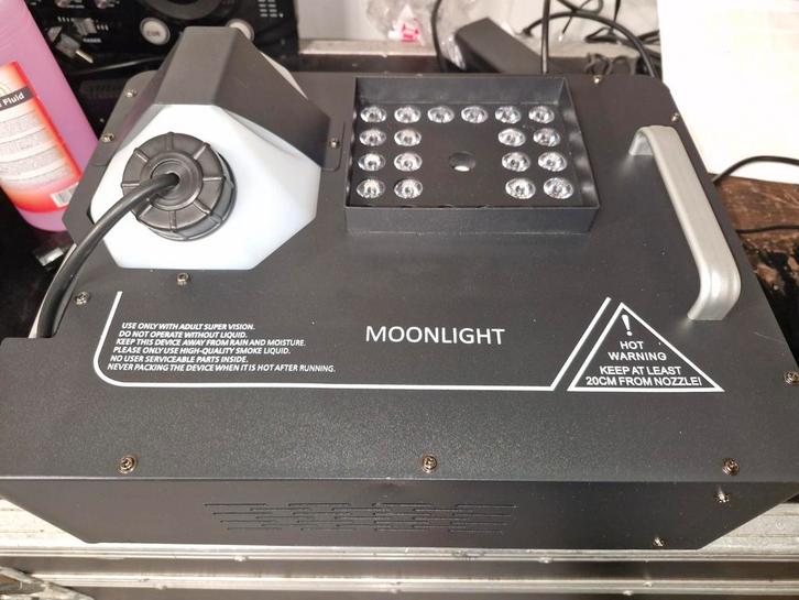 Moonlight Rookmachine 1500W met RGB LED, Muziek en Instrumenten, Licht en Laser, Nieuw, Rookmachine, Kleur, Ophalen of Verzenden
