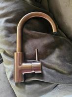 Bronzen kraan RVS met plug (26cm h, 15 cm br), Ophalen of Verzenden, Nieuw, Rvs, Kraan