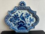 Porceleyne fles groot bord Pauw decor 29.5/26 cm, Ophalen of Verzenden