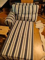 Mooie gestreepte zitbank in goede staat, Huis en Inrichting, Banken | Bankstellen, Ophalen, Klassiek, 150 tot 200 cm, Tweepersoons