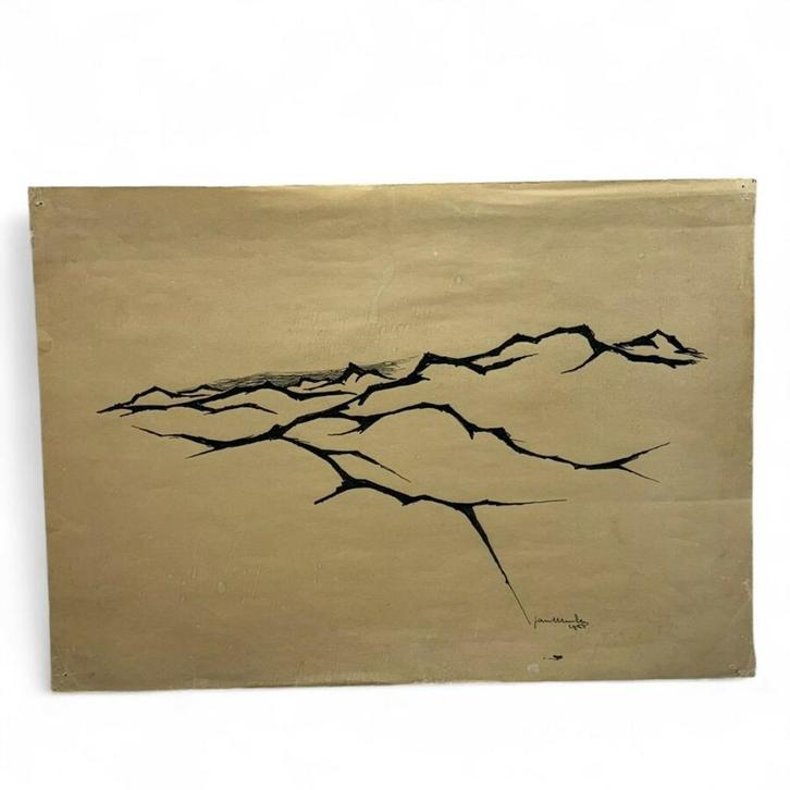 Jan Murk de Vries (1919-2015), Antiek en Kunst, Kunst | Tekeningen en Foto's, Ophalen of Verzenden