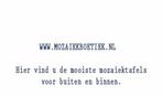 Allerlei tuintafels met mozaiek te koop, Ophalen, Nieuw, Rond, Overige materialen