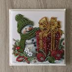 Diamond painting kerstkaart met envelop, Ophalen of Verzenden, Zo goed als nieuw