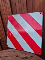 Reflectie en Markeringsbord Vierkant Rood/Wit, Ophalen of Verzenden, Gebruikt, Reclamebord