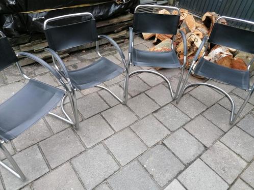 Vintage effezeta stoelen,, Huis en Inrichting, Stoelen, Gebruikt, Ophalen