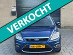 Ford Focus Wagon 1.8 Titanium Flexi Fuel Apk Clima Navi crui, Auto's, Euro 5, Gebruikt, 4 cilinders, Blauw