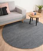 Rond wollen vloerkleed - staalblauw 300 cm nieuw, Huis en Inrichting, Stoffering | Tapijten en Kleden, Blauw, Rond, Ophalen of Verzenden