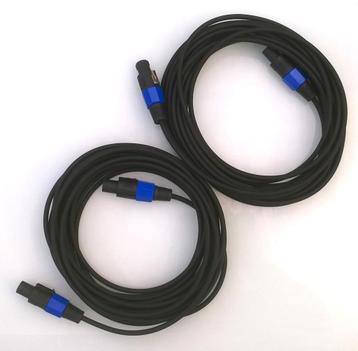 Luidsprekersnoeren 2x5 meter, budget-uitvoering beschikbaar voor biedingen