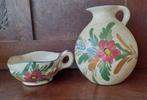 Vaasje en asbak Pottery De Driehoek Huizen, Antiek en Kunst, Antiek | Keramiek en Aardewerk, Ophalen of Verzenden