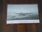 Ingelijste plaat 106 squadron Lancaster, Verzamelen, Militaria | Algemeen, Ophalen, Luchtmacht, Overige gebieden, Foto of Poster