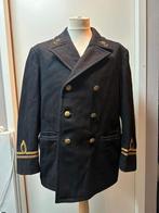 Vintage Brandweer Jas - Uniek Stuk, Zwart, Vintage, Overige maten, Ophalen of Verzenden