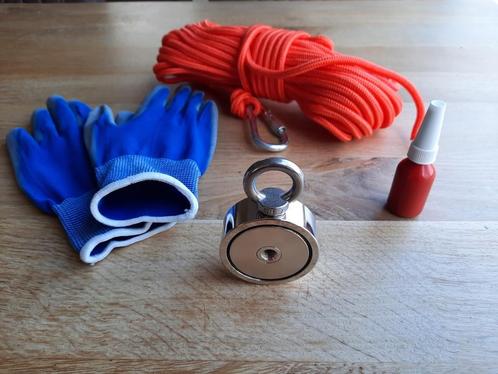 Magneet 300kg | Dubbelzijdig | Nieuw | Set | Magneetvissen, Hobby en Vrije tijd, Overige Hobby en Vrije tijd, Nieuw, Ophalen of Verzenden