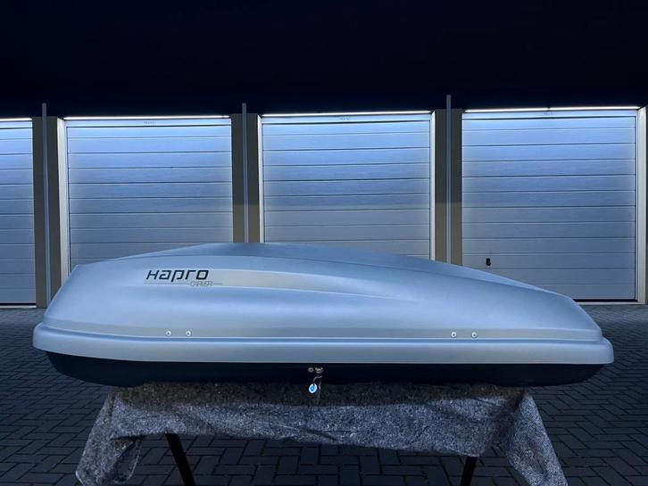 Hapro Carver 5.5 Dakkoffer Grijs NETJES!, Auto diversen, Dakkoffers, Zo goed als nieuw, Ophalen of Verzenden